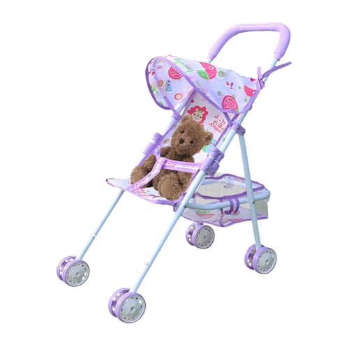 Spielzeugwagen für Kinder - Playhouse Babypuppenwagen mit einfachem Griffgriff | Täuschen Sie Sich Spielzeug für Kleinkindmädchen und, lustiges Rollenspiel -Accessoire für Bear und Babypuppe, k Spielzeugwagen für Kinder - Playhouse Babypuppenwagen mit einfachem Griffgriff | Täuschen Sie Sich Spielzeug für Kleinkindmädchen und, lustiges Rollenspiel -Accessoire für Bear und Babypuppe, k von Xinhuju