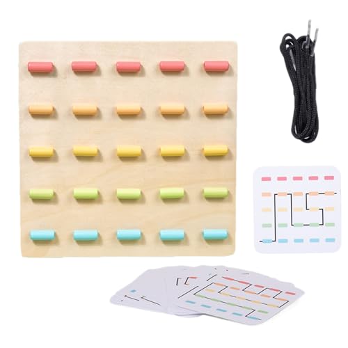 String -Ornamentplatine - Tyke -Lernrätsel, Seilaktivität | inspirierte Schnürfadenspielzeug mit Holz, Basis für Kiddos Brain Development Ruhig navigieren Unterhaltungsgeschenkschule Roadtr String -Ornamentplatine - Tyke -Lernrätsel, Seilaktivität | inspirierte Schnürfadenspielzeug mit Holz, Basis für Kiddos Brain Development Ruhig navigieren Unterhaltungsgeschenkschule Roadtr von Xinhuju