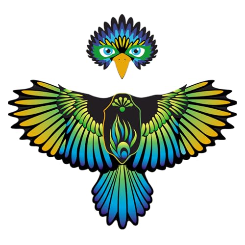 Vogelflügel-Kostüm, buntes Vogelumhang-Set, kreatives Rollenspiel-Kleidungs-Set, Cosplay-Ensemble mit Maske, Dschungel-Abenteuer-Look, Schulparade-Outfit-Idee, Fantasy-Fluggarderobe für und von Xinhuju