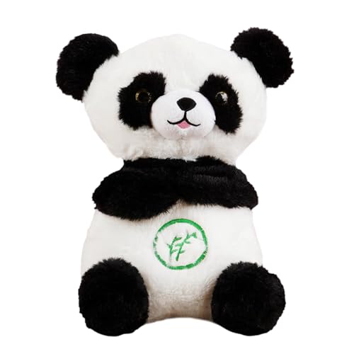 Weiches Panda Plüschspielzeug - Schlafender Panda mit Musik und Geräuschen, mehrstufiger beruhigender Atempanda | Tragbares herzerwärmendes Plüschspielzeug zur Entspannung, rhythmisches Weiches Panda Plüschspielzeug - Schlafender Panda mit Musik und Geräuschen, mehrstufiger beruhigender Atempanda | Tragbares herzerwärmendes Plüschspielzeug zur Entspannung, rhythmisches von Xinhuju