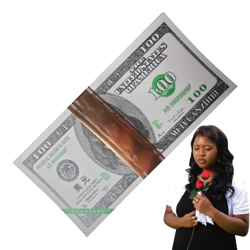 Xinhuju Ahnengeld - 100 Scheine Segensgeld mit US Dollar Motiv | Realistisches Spielgeld Für Opfergaben & Rituale Bei Beerdigung Gedenken Halloween Xinhuju Ahnengeld - 100 Scheine Segensgeld mit US Dollar Motiv | Realistisches Spielgeld Für Opfergaben & Rituale Bei Beerdigung Gedenken Halloween von Xinhuju
