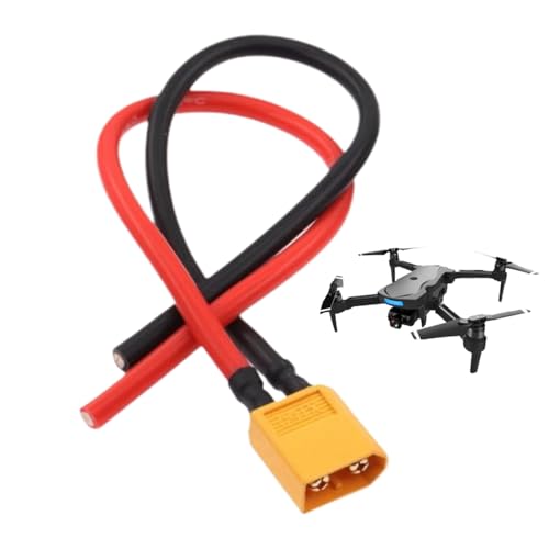 Xinhuju Anschluss für RC Akku – Kabel vorverdrahtet XT60 16 AWG 1,5 mm², Adapter Kabel und Anschlüsse männlich weiblich für Drohne Auto Solarpanel RC Akku Xinhuju Anschluss für RC Akku – Kabel vorverdrahtet XT60 16 AWG 1,5 mm², Adapter Kabel und Anschlüsse männlich weiblich für Drohne Auto Solarpanel RC Akku von Xinhuju