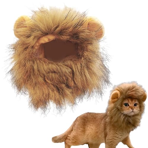 Xinhuju Cat Lion's Hatagami | Wig Löwe, Cosplay Wig Pet Kostüm Hut H CHO VOSIR nach T Kitten Dog Löwe von Xinhuju