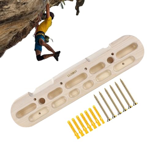 Xinhuju Kletterfunktion | Fingertrainingsbrett aus Holz – Kletterstange an der Tür montiert, Wandmontierter Griffrahmen für Fitnessstudio zu Hause, im Freien und im Innenbereich von Xinhuju