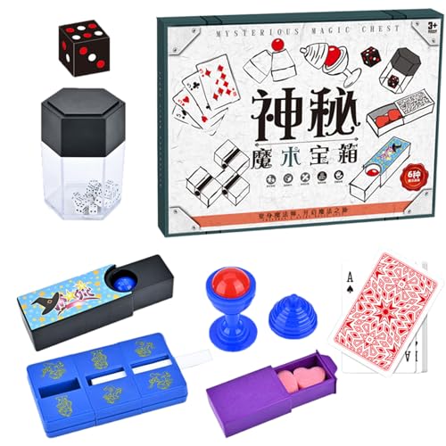 Xinhuju Magic Trick Accesstes – Funny Magic Set für diejenigen, tragbares magisches Zubehör, magisches Set für magische Shows, Familientreffen, Kreativität der Perfor Xinhuju Magic Trick Accesstes – Funny Magic Set für diejenigen, tragbares magisches Zubehör, magisches Set für magische Shows, Familientreffen, Kreativität der Perfor von Xinhuju