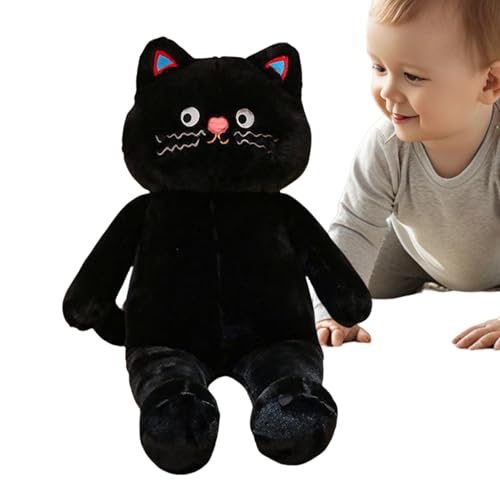 Xinhuju Plüschtier Katze aus Plüsch – weich und beruhigend, 31,5 Zoll, niedliches gepunktetes Kissen für und Mädchen | Kuscheltier aus Plüsch, besonderes Geschenk für sie, von Xinhuju