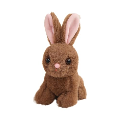 Xinhuju Realistisches Bunny, realistisches Bunny, begleiten sie das Spielzeug Bunny, Tierdekoration aus weichem Plüsch, realistisches Kaninchen, Plüschspielzeug für die Dekoration von Xinhuju