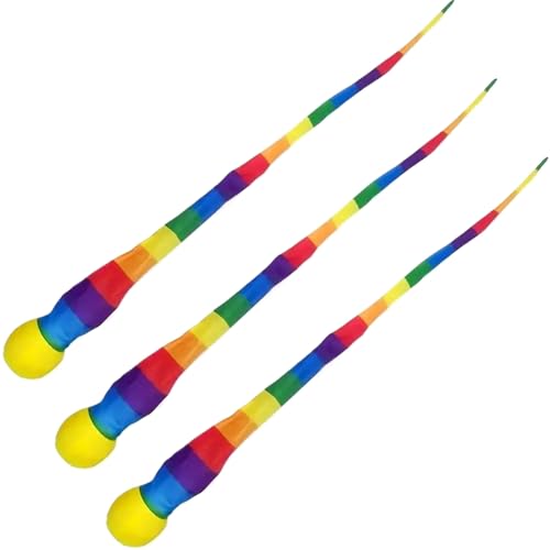 Xinhuju Regenbogenball, Heckbälle, Bunte Heckbälle, Set von 3 tragbaren Outdoor -Aktivitäten, Strandspiel für Babyparty, Abschluss Xinhuju Regenbogenball, Heckbälle, Bunte Heckbälle, Set von 3 tragbaren Outdoor -Aktivitäten, Strandspiel für Babyparty, Abschluss von Xinhuju