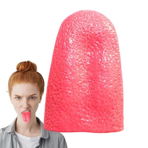 Xinhuju Spielzeug mit falscher Zunge | Elastische Party-Witze, Zubehör für Tongues | Realistisches Füllzungenwerkzeug | Schreckliches Spielzeug für Erwachsene von Xinhuju
