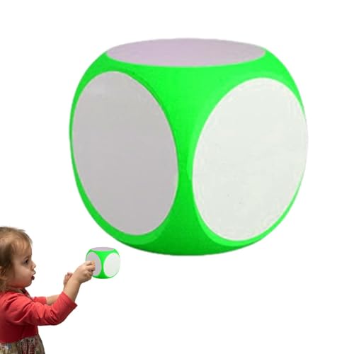 Xinhuju trocken trocken - in groß für kinder - große leere, trockenradierer block, zahlen buchstaben, weißwürfel für klasse, spiele, kinder von Xinhuju
