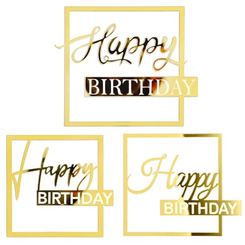 3 Stück Happy Birthday Tortendeko Acryl Happy Birthday Tortendeko Spiegel Happy Birthday Tortendeko Gold Tortendeko Geburtstag Happy Birthday Cake Topper Tortendeko Geburtstag Mädchen 3 Stück Happy Birthday Tortendeko Acryl Happy Birthday Tortendeko Spiegel Happy Birthday Tortendeko Gold Tortendeko Geburtstag Happy Birthday Cake Topper Tortendeko Geburtstag Mädchen von Xinjoduz