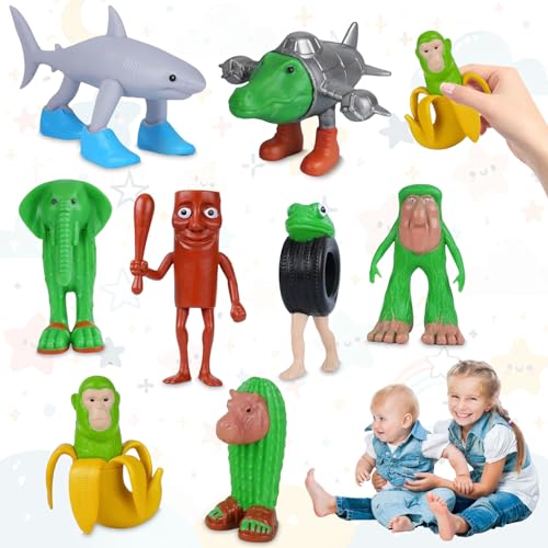 Xinlon 8 Stück Italian Brain Red Figures Set, 3D Printed Collectible Figure, Tung Tung Tung Tung sahur, 3D Printed Collectible Figure Shark with Shoes , Brainrot for Shelf, Office & Gift Idea Xinlon 8 Stück Italian Brain Red Figures Set, 3D Printed Collectible Figure, Tung Tung Tung Tung sahur, 3D Printed Collectible Figure Shark with Shoes , Brainrot for Shelf, Office & Gift Idea von Xinlon