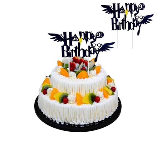 Xinlon Wizard Birthday Cake Toppers, Wizard Party Cake Topper, für Geburtstagsfeier Dekorationen Lieferungen Birthday Cake Toppers Dekorationen von Xinlon