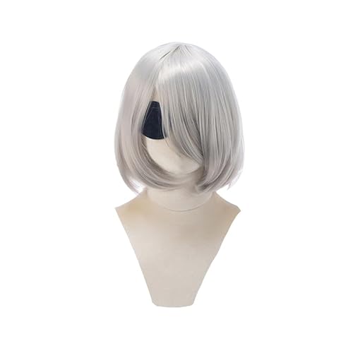 Xinnice 2B Cosplay Kostüm Anime Cosplay Costume 2B yorha Dress Uniform Full Set Halloween Karneval Party Outfit für Erwachsene von Xinnice