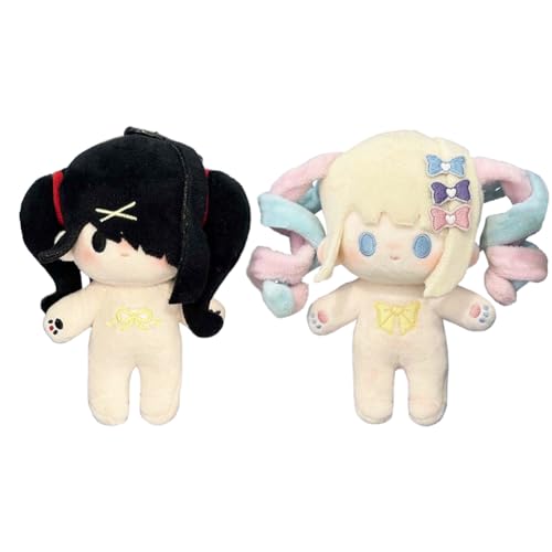 Xinnice 2PCS Anime Plush KAngel/AME chan Figur Keychain Cartoon Soft Figures 10CM Anime Anhänger Backpack Dekoration von Xinnice