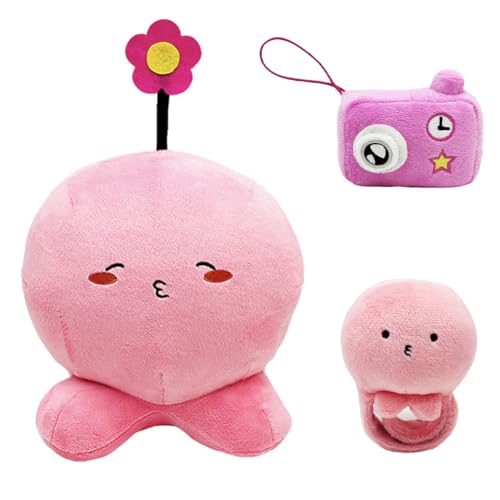 Xinnice 3PCS Takopii Plüsch Anime Weiche Figur Takopii Merch Sofa Schlafenzimmer Dekoration Cartoon Kreatives Geschenk von Xinnice