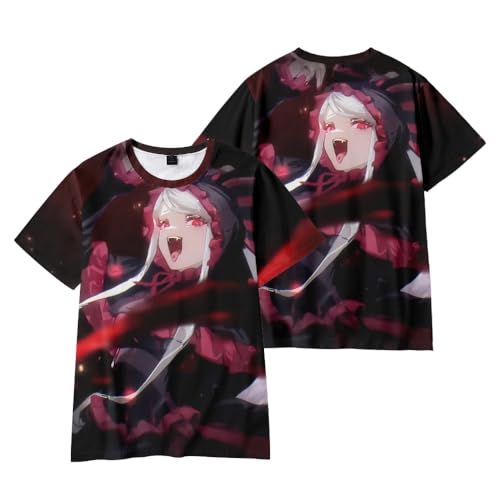 Xinnice Albedo Tshirt Anime Shirt Ooal Gown Kurzarm Albedo Manga Cartoon Sommer Casual Unisex Sport Tshit Herren Damen XXS-4XL Xinnice Albedo Tshirt Anime Shirt Ooal Gown Kurzarm Albedo Manga Cartoon Sommer Casual Unisex Sport Tshit Herren Damen XXS-4XL von Xinnice
