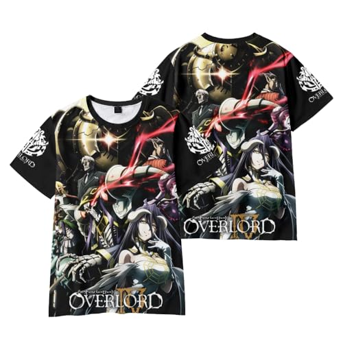 Xinnice Albedo Tshirt Anime Shirt Ooal Gown Kurzarm Albedo Manga Cartoon Sommer Casual Unisex Sport Tshit Herren Damen XXS-4XL Xinnice Albedo Tshirt Anime Shirt Ooal Gown Kurzarm Albedo Manga Cartoon Sommer Casual Unisex Sport Tshit Herren Damen XXS-4XL von Xinnice