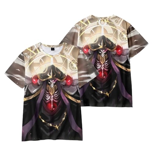 Xinnice Albedo Tshirt Anime Shirt Ooal Gown Kurzarm Albedo Manga Cartoon Sommer Casual Unisex Sport Tshit Herren Damen XXS-4XL Xinnice Albedo Tshirt Anime Shirt Ooal Gown Kurzarm Albedo Manga Cartoon Sommer Casual Unisex Sport Tshit Herren Damen XXS-4XL von Xinnice