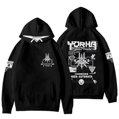 Xinnice Anime A2yorha Kapuzenpullover 9Syorha Long Sleeve Sweatshirt 2Byorha Full Set Druck Anime Langarmpullover für Unisex Xinnice Anime A2yorha Kapuzenpullover 9Syorha Long Sleeve Sweatshirt 2Byorha Full Set Druck Anime Langarmpullover für Unisex von Xinnice
