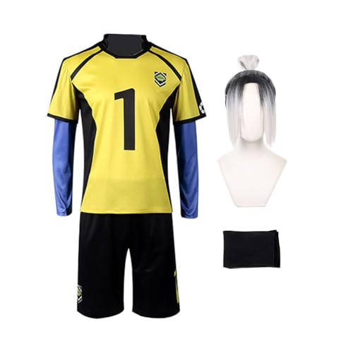 Xinnice Anime Cosplay Outfit Gagamaru Gin Kostüm Fußball Sportbekleidung Halloween Karneval Party Dress Up für Herren Damen Xinnice Anime Cosplay Outfit Gagamaru Gin Kostüm Fußball Sportbekleidung Halloween Karneval Party Dress Up für Herren Damen von Xinnice