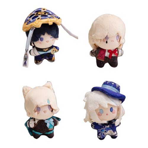 Xinnice Anime Furina Plush Lynette Soft Figur Focalors Cartoon Anhänger Keychain Backpack Schlüssel Dekoration Geschenk für Anime Fans 10CM 4PCS Xinnice Anime Furina Plush Lynette Soft Figur Focalors Cartoon Anhänger Keychain Backpack Schlüssel Dekoration Geschenk für Anime Fans 10CM 4PCS von Xinnice