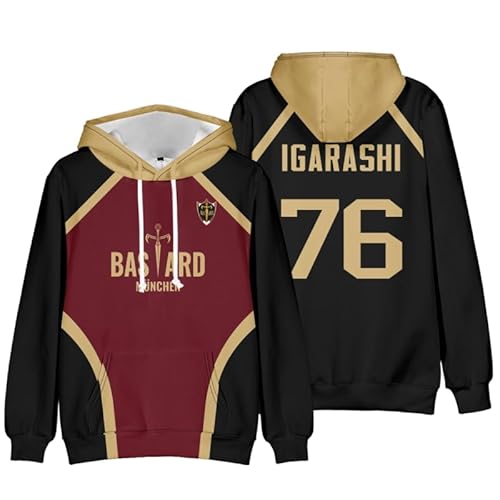 Xinnice Anime Kapuzenpullover Isagi Yoichi Sweatshirt Unisex Cosplay Rin Itoshi Long Sleeve Sweatshirt Freizeit Langarmpullover für Damen Herren Xinnice Anime Kapuzenpullover Isagi Yoichi Sweatshirt Unisex Cosplay Rin Itoshi Long Sleeve Sweatshirt Freizeit Langarmpullover für Damen Herren von Xinnice
