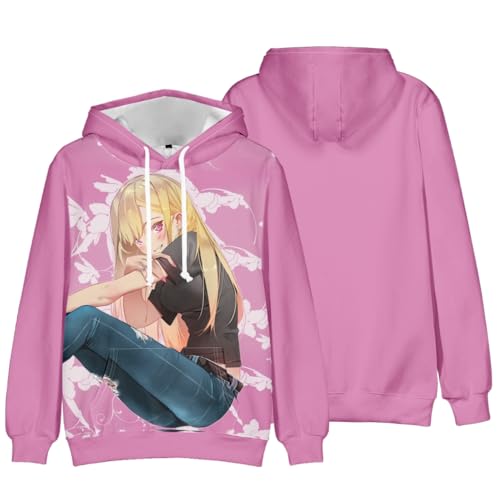 Xinnice Anime Kapuzenpullover Kitagawa Marin Sweatshirt Long Sleeve Cosplay Kitagawa Marin Merch Unisex Freizeit Pullover Hoodie Xinnice Anime Kapuzenpullover Kitagawa Marin Sweatshirt Long Sleeve Cosplay Kitagawa Marin Merch Unisex Freizeit Pullover Hoodie von Xinnice