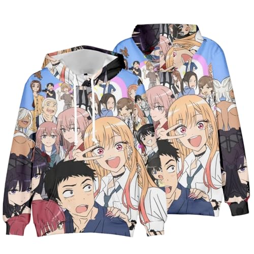Xinnice Anime Kapuzenpullover Kitagawa Marin Sweatshirt Long Sleeve Cosplay Kitagawa Marin Merch Unisex Freizeit Pullover Hoodie Xinnice Anime Kapuzenpullover Kitagawa Marin Sweatshirt Long Sleeve Cosplay Kitagawa Marin Merch Unisex Freizeit Pullover Hoodie von Xinnice