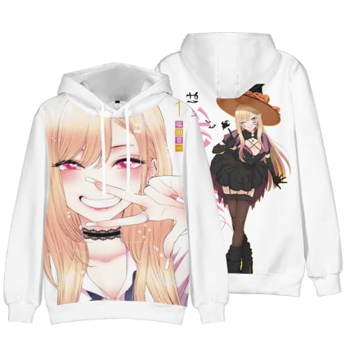 Xinnice Anime Kapuzenpullover Kitagawa Marin Sweatshirt Long Sleeve Cosplay Kitagawa Marin Merch Unisex Freizeit Pullover Hoodie Xinnice Anime Kapuzenpullover Kitagawa Marin Sweatshirt Long Sleeve Cosplay Kitagawa Marin Merch Unisex Freizeit Pullover Hoodie von Xinnice