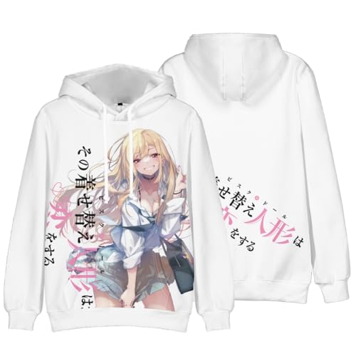 Xinnice Anime Kapuzenpullover Kitagawa Marin Sweatshirt Long Sleeve Cosplay Kitagawa Marin Merch Unisex Freizeit Pullover Hoodie Xinnice Anime Kapuzenpullover Kitagawa Marin Sweatshirt Long Sleeve Cosplay Kitagawa Marin Merch Unisex Freizeit Pullover Hoodie von Xinnice