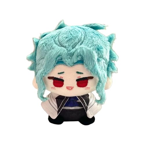 Xinnice Anime Kaveh Plush Tighnari Figur Soft Xiao Cartoon Anhänger Wanderer Keychain Backpack Dekoration Geschenk für Anime Fans 12CM von Xinnice