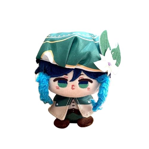 Xinnice Anime Kaveh Plush Tighnari Figur Soft Xiao Cartoon Anhänger Wanderer Keychain Backpack Dekoration Geschenk für Anime Fans 12CM von Xinnice