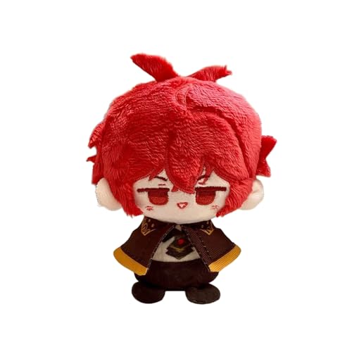 Xinnice Anime Kaveh Plush Tighnari Figur Soft Xiao Cartoon Anhänger Wanderer Keychain Backpack Dekoration Geschenk für Anime Fans 12CM von Xinnice