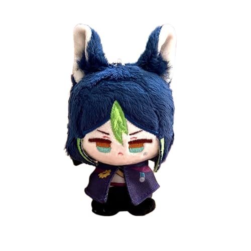 Xinnice Anime Kaveh Plush Tighnari Figur Soft Xiao Cartoon Anhänger Wanderer Keychain Backpack Dekoration Geschenk für Anime Fans 12CM von Xinnice