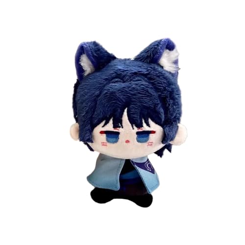 Xinnice Anime Kaveh Plush Tighnari Figur Soft Xiao Cartoon Anhänger Wanderer Keychain Backpack Dekoration Geschenk für Anime Fans 12CM von Xinnice