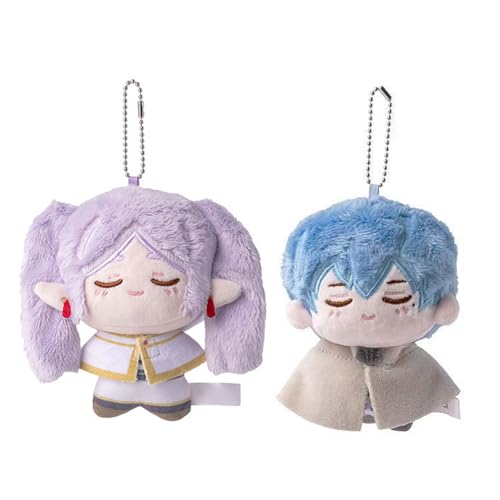 Xinnice Anime Plush Himmel/Frieren Soft Figur, Anime Cartoon Backpack Anhänger Keychain,Geschenk für Anime Fans,10CM Xinnice Anime Plush Himmel/Frieren Soft Figur, Anime Cartoon Backpack Anhänger Keychain,Geschenk für Anime Fans,10CM von Xinnice