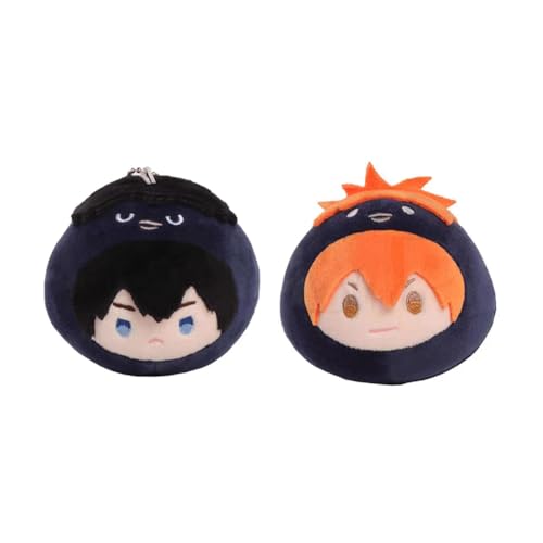 Xinnice Anime Plush Shoyo Hinata und Tobio Kageyama Soft Figur Anime Anhänger Backpack Dekoration Geschenk für Anime Fans 8CM Xinnice Anime Plush Shoyo Hinata und Tobio Kageyama Soft Figur Anime Anhänger Backpack Dekoration Geschenk für Anime Fans 8CM von Xinnice