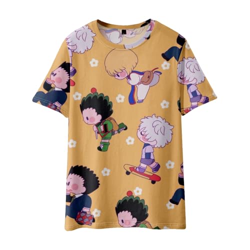 Xinnice Anime Shirt killua zaoldyeck Tshirt GON FREECSS Kurzarm Kurapika Cartoon Sommer Casual Unisex Sport Tshit Herren Damen Xinnice Anime Shirt killua zaoldyeck Tshirt GON FREECSS Kurzarm Kurapika Cartoon Sommer Casual Unisex Sport Tshit Herren Damen von Xinnice