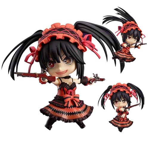 Xinnice Anime Tokisaki Kurumi Figur Himekawa Yoshino Statue Modell Bewegliche Actionfigur Tobiichi Origami PVC 10CM Desktop Dekoration Geschenk von Xinnice