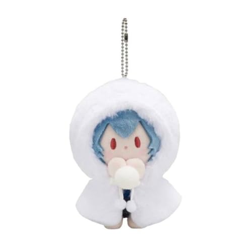 Xinnice Asuka Langley Soryu Plush Soft Figur Anime Asuka Langley Merch Ayanami Rei Plush 10CM Keychain Backpack Dekoration Geschenk von Xinnice