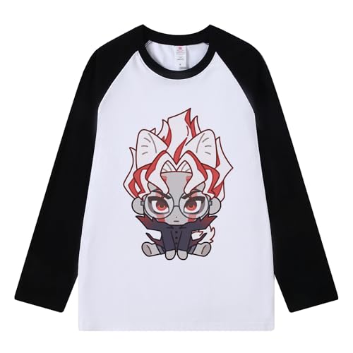 Xinnice Ayase Momo Anime T-Shirt Turbo Granny Long Sleeve Shirt Okarun 3D-Druck Top Frühling Sommer Casual T-Shirt für Herren Damen Xinnice Ayase Momo Anime T-Shirt Turbo Granny Long Sleeve Shirt Okarun 3D-Druck Top Frühling Sommer Casual T-Shirt für Herren Damen von Xinnice