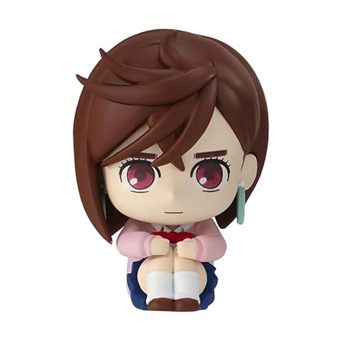 Xinnice Ayase Momo Mini Figur Niedliche Sitzende Actionfigur Anime PVC Statue Modell Desktop Auto Dekoration Ornamente Sammlerstück für Anime Fans, 4cm von Xinnice