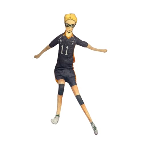 Xinnice Hinata Shoyo Plush Anime Atsumu Miya Plush 28cm Lustige Soft Figur Oikawa Tooru Merch Bewegliche Gelenke Figur Dekoration Geschenk von Xinnice