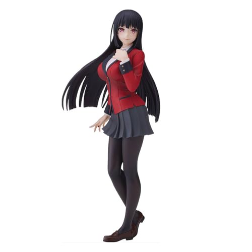 Xinnice Jabami yumeko Figur Anime Statue Stehende Actionfigur Jabami yumeko Schuluniform Mädchen Modell PVC 18cm Dekoration Sammlung von Xinnice