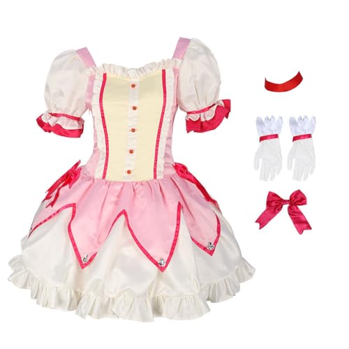 Xinnice Kaname Madoka Cosplay Outfit Anime Cosplay Costume Full Set Uniform für Damen Halloween Karneval Party Dress Up Xinnice Kaname Madoka Cosplay Outfit Anime Cosplay Costume Full Set Uniform für Damen Halloween Karneval Party Dress Up von Xinnice