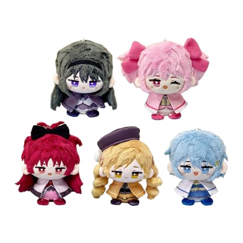Xinnice Kaname Madoka Soft Figur Anime Plush Mami Tomoe Cartoon Anhänger Madoka Keychain Backpack Dekoration Geschenk für Anime Fans 12CM 5PCS Xinnice Kaname Madoka Soft Figur Anime Plush Mami Tomoe Cartoon Anhänger Madoka Keychain Backpack Dekoration Geschenk für Anime Fans 12CM 5PCS von Xinnice