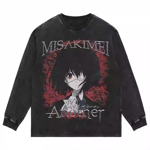 Xinnice Kaneki Ken Sweatshirt Anime Vintage Washed Sweatshirt Kapuzenpullover Kaneki Ken Merch Baumwolle Pullover Shirt von Xinnice