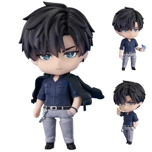 Xinnice Kawaii Mini Figur Anime Charaktere Evan/Osborn/Sariel Actionfigur Austauschbares Gesicht Bewegliche Figur Spiel Kollektionen Auto Desktop Ornament, 10cm von Xinnice