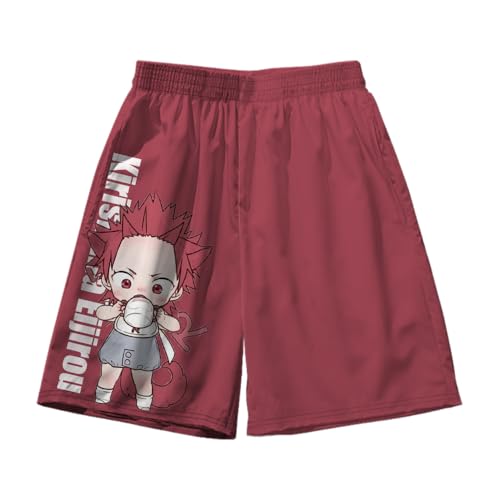 Xinnice MHA Anime Beach Shorts Midoriya Izuku/Bakugou Katsuki Merch Boardshorts Unisex Schnell Trocknende Shorts Sommer Surf Freizeitshort von Xinnice